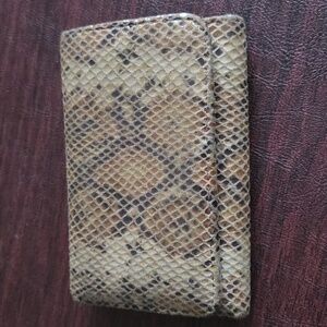 HOBO BrandSnakeskin Jill Trifold Wallet